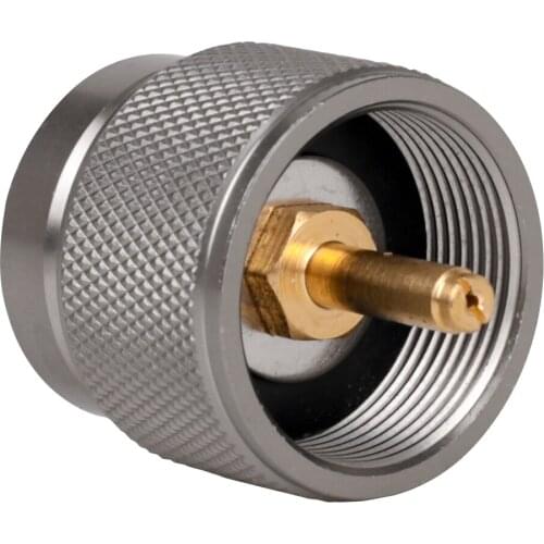 1LB Adapter Camping Propane Small Gas Tank Adapter Input for Lindal Output Stove Stove Accessories