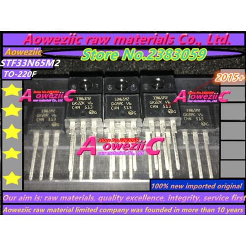 Aoweziic 2015+ 100% new imported original STF33N65M2 33N65M2 TO-220F MOS field effect transistor 24A 650V