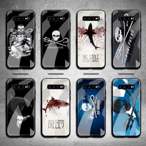 Sea Shepherd Protect the ocean Phone Case Tempered Glass For Samsung S20 Plus S7 S8 S9 S10 Plus Note 8 9 10 Plus