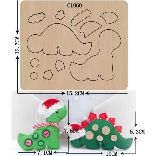 New dinosaur Wooden die Scrapbooking C-1060 Cutting Dies Multiple sizes