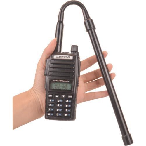 Dual band two way radio antenna VHF/UHF 2.15/3.5dB SMA-Female Goose Tube Tactical Antenna for Baofeng walkie talkie UV-5R UV-82