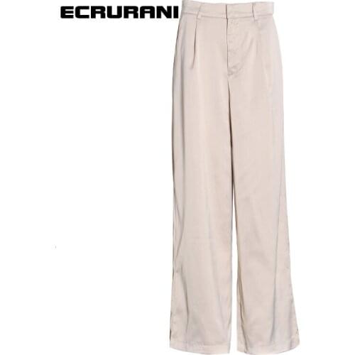 Женские прямые брюки ECRURANI China At AliExpress