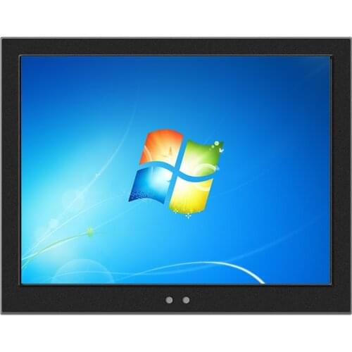 17 Inch Lcd Monitor Industrial Display Desktop Screen VGA HDMI DVI TV Advertising display 1280*1024 Not Touch Screen