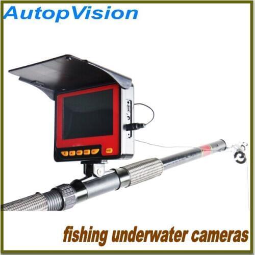 30M Cable 4.3inch LCD 4PCS IR LED Record and photo Portable Night Vision Fish Finder Camera Underwater Fishing Camera