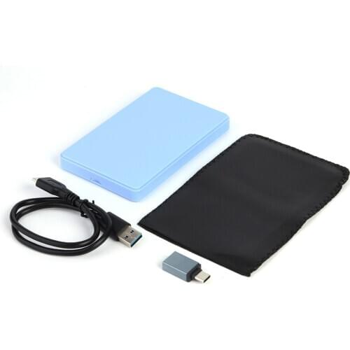2.5 inch USB 3.0 Hard Drive Disk Enclosure Maximum Support 8TB 6Gbps HDD SSD Mobile External Box Case for Laptop PC