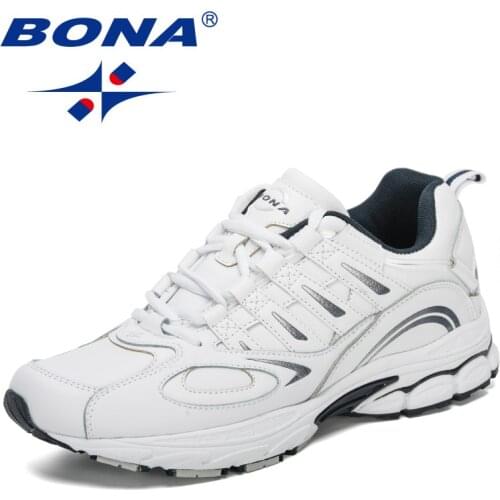 BONA 2021 New Designers Vulcanize Shoes Trendy Casual Shoes Men Light Walking Shoes Breathable Man Leisure Sneakers Mansculino