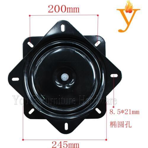 Furniture hardware 10 inches full ball bearing and rotating Swivel Plate be used for chair or table E07