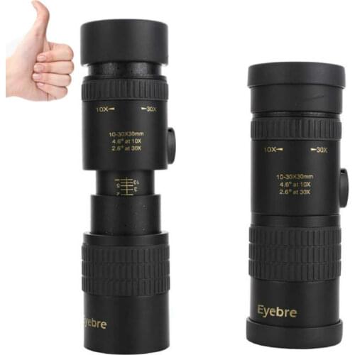 Monocular Mobile Phone Camera 10-30x30 High Magnification HD Night Vision Telescopic Zoom Monocular Mini Telescope