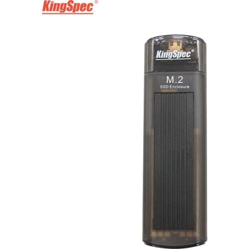 New KingSpec NVME M.2 PCIe SSD Enclosure Case Type-C 3.1 GEN2 10Gbps SSD Mobile Hard Disk Drive Box External Enclosure for M.2
