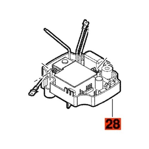 Printed Circuit Board FOR BOSCH GBM50-2 1619PB074 Power Tool Accessories Electric tools part