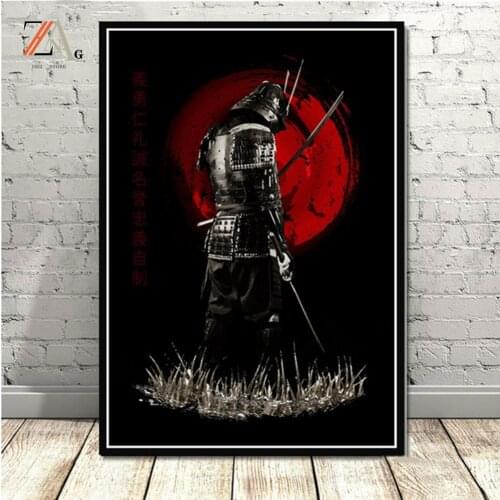 Poster And Prints Japanese Japan Samurai Bushido Modern Artist Wall Art Canvas Painting For Living Room Home Decor anime poster