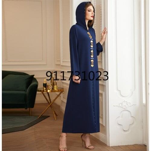 Ramadan Eid Abaya Dubai Turkey Muslim Fashion Hooded Dress Islam Clothing African Dresses For Women Robe Musulman Djellaba Femme