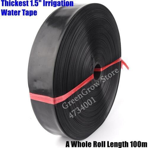 10~30m Thickest 1.5"Φ40mm Agriculture Irrigation Watering Tape Garden Farm Water Saving Irrigation Tube Lawn Spray Water Hose