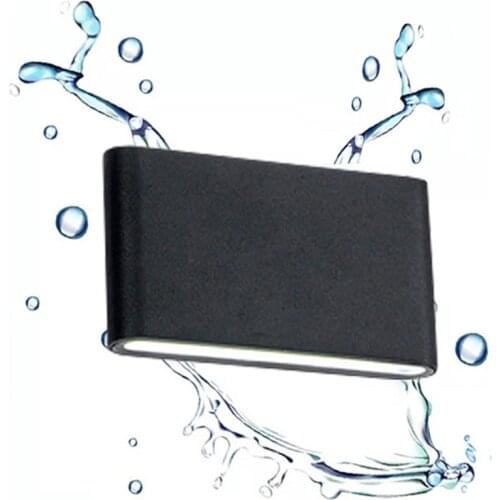 Modern Outdoor Waterproof Led Up Down Aluminum Wall Lamp IP65 6W/12W LED Interior Wall Light Decorated Sconce