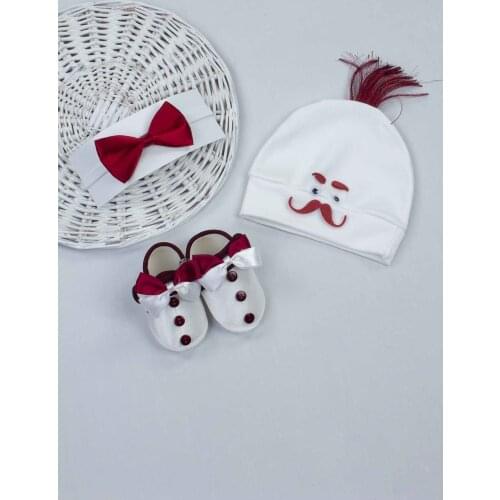 Maroon Baby Boy Newborn Gift Suit Set Men Boys Babies Hat Bow Tie Shoes Gentleman Fashion Style 2021 Mom Gift package Models