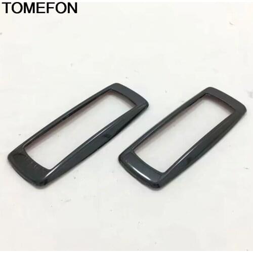 TOMEFON For Skoda Karoq 2017 2018 2019 Roof Top Rear Reading Light Lamp Frame Cover Trim Interior Accessories StainlessSteel ABS