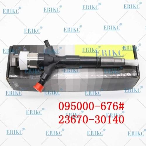 ERIKC Common Rail Fuel Injector for toyota 095000-676# Genuine High Pressure Injector 23670-30140 For Denso Profession Injector