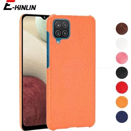 Ultra Thin Crocodile Skin Snake Leather Case Hard PC Back Cover For Samsung Galaxy A02s A12 A32 5G A72 A52 A02 F62