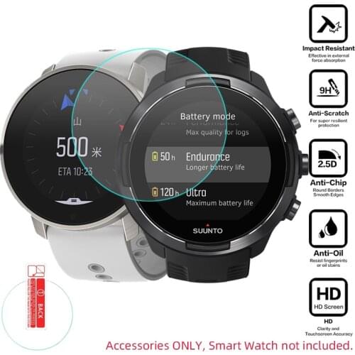 Tempered Glass Clear Protective Film Protection For Suunto 9 Baro Suunto9 Peak Watch Smartwatch Display Screen Protector Cover