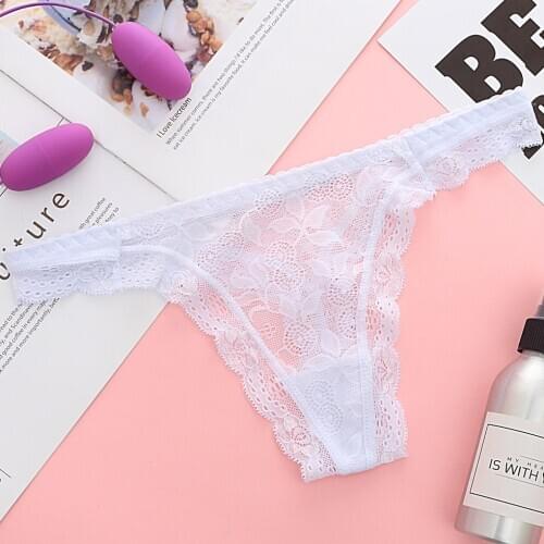 L'bellagiovanna womens Active Underwear Thongs sexy panties lace G-strings Solid Briefs Female Seamless Cheeky Bragas Hot 111n