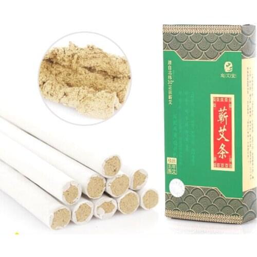 10pcs 18*20mm moxa stick acupuncture massage moxibustion massage stick wormwood moxa leaves handmade moxa moxibustion