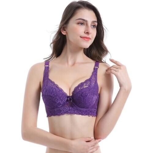 2020 Womens Lace Bralette Push Up Bra Sexy Underwear Women Lingerie Intimates Female Brassiere Plus Size Soft Comfortable