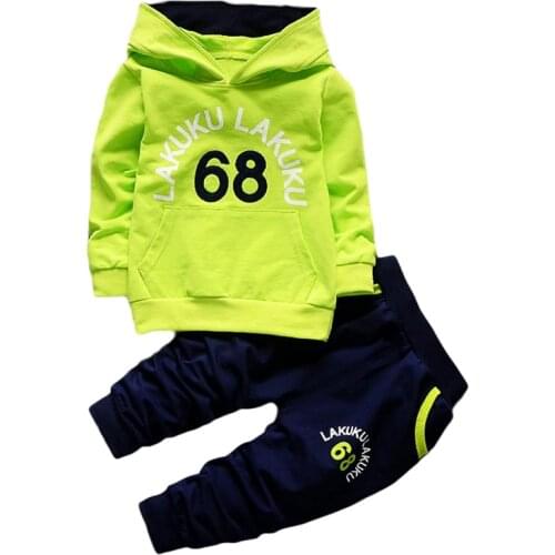 2017 spring autumn new fashion baby boys girls hoodies sport suit Children clothing set toddler casual kids tracksuit set