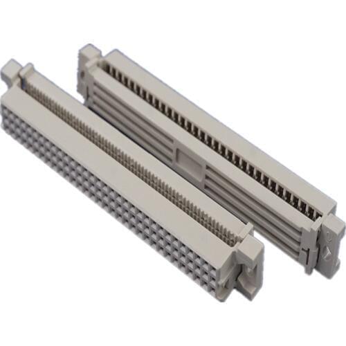 40 pcs IDC Type DIN 41612 Connector 3 Rows 64 Positions Receptacle Socket Female 2x32 Pitch 2.54mm Row Space 5.08mm Cable 1.27mm