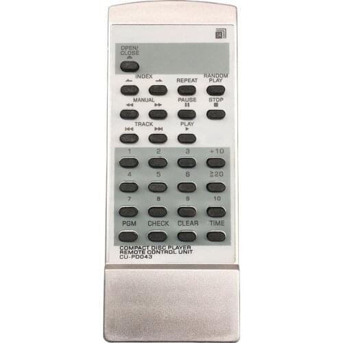 CU-PD043 remote control Replace for pioneer CD Player PWW1056 PD-202 PD8070 P6050 9700 PD2000 PD-10 T04 T05 06 07