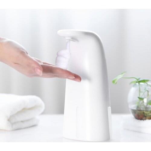 Infrared Sensor Liquid Soap Dispenser Home Hotel 250ml Automatic Induction Foaming Hand Washer 0.25s Bathroom Accessories