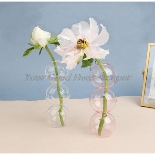 Home Decor Glass Vase Room Decor Crystal Vase Modern Hydroponic Plants Vases