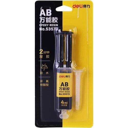 Epoxy Resin ABC Glue Liquid Super Glue Instant Strong Bond Leather Wood Rubber 4ml