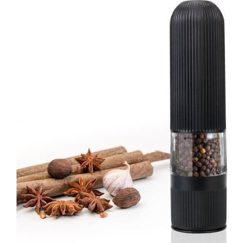 Kitchen Tools Spice Grinder Kitchen Accessories Electric Automatic Pepper Salt Mill Adjustable Coarseness Mills Seasoning Bottle