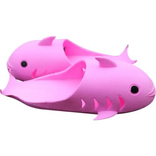 Summer Boys And Girls Non-Slip Slippers Cute Dolphin Cartoon Shape For Home Bathroom &T8
