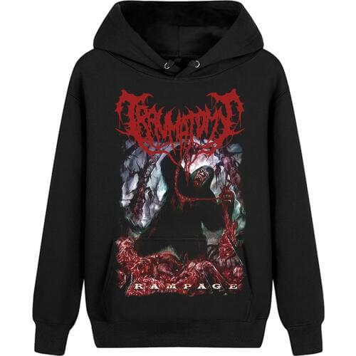 6 designs Bigfoot Traumatomy Rock Hoodies jacket Black Sweatshirt fleece pollover hoodie sudadera Brutal Death Metal Outerwear