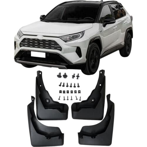 A Set Mud Flaps Splash Guards Fender Durable Mudguards for Toyota RAV4 2019 2020