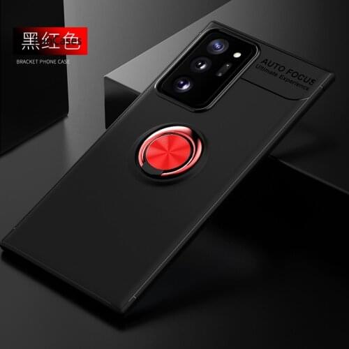 Pouch Cases For Samsung Note 20 Pro Invisible Ring Buckle Soft TPU Shell Cover Samsung Galaxy Note 20 Pro Bumper Estojo Marble