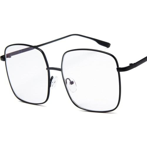 Girlview Retro Square Frame Anti-blue Radiation Glasses Ultralight Women Fashion Blue Light Blocking Glasses Eyewear Students