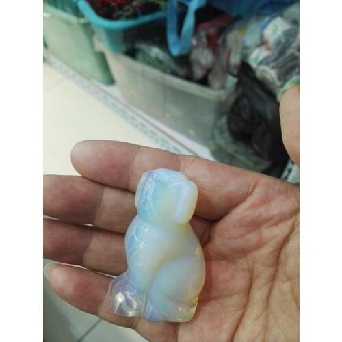 Opal dog ornaments