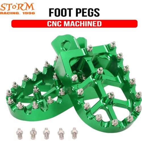 Foot Pegs FootRest Footpegs Rests Pedals For Kawasaki KLX150 LJFF JGF JHF JJF KLX150BF FHF KLX150FHFA KLX150FHFB 2015-2018