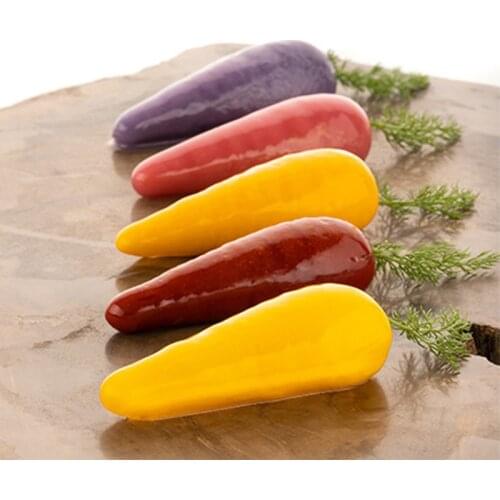 SHENHONG Carrot Silicone Cake Molds 12 Cavity Mousse Moulds Party Pastry Baking Tools Non-Stick Dessert Decorating Bakeware