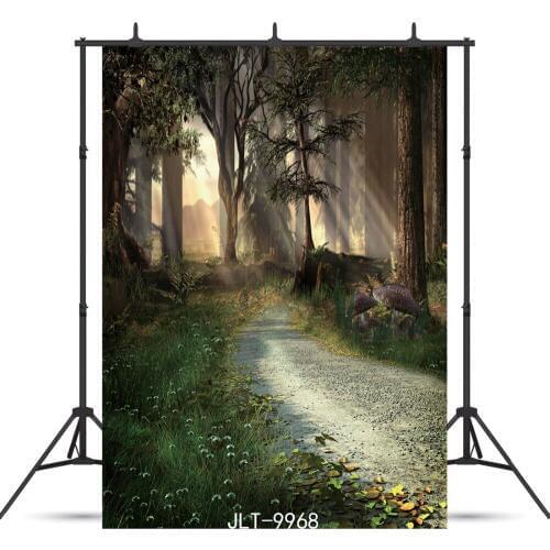 Vinyl Photography Background Sunlight Forest For Photo Shoot Portrait Children Kids Baby New Born Shower Backdrop Photo Studio
