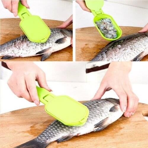 1piece of practical fish scraper quick scale removal device plan fish skin peeler kitchen utility tool fish scale removal gadget