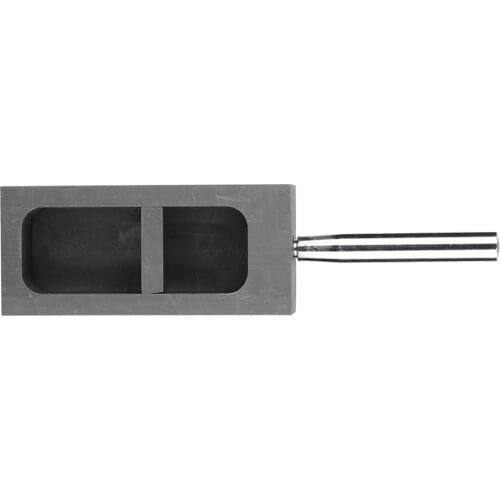 1 Pack 1 KG Graphite Ingot Mold Crucible Mould for Melting Casting Refining Gold Silver Metal Aluminum Copper Brass