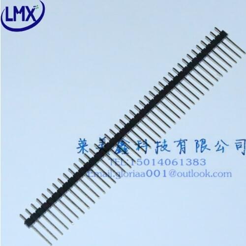 20pcs/lot 2.54mm H=14MM 1*40pin single row straight Needle Connector Pin Header Copper Male