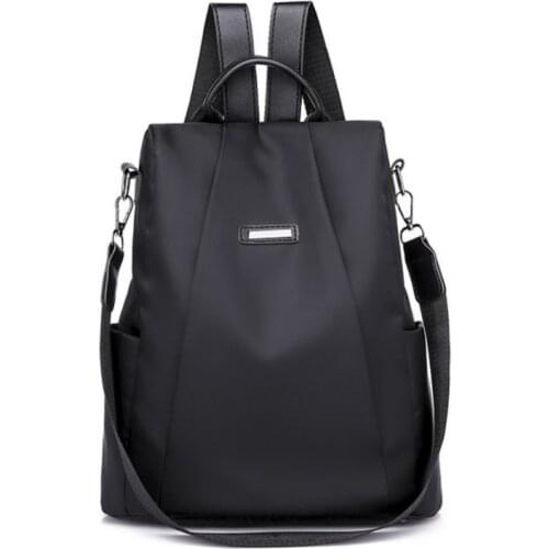 2021 Fashion Womens Portable Shoulder Bag Shopping Tote Anti-theft Travel Backpack Girls Casual Nylon Lager Capacity Schoolbag