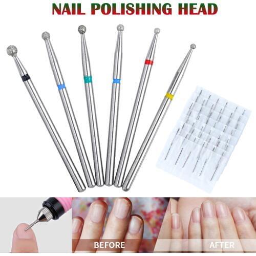 6 Pieces/set Diamond Grinding Head Grinding Machine Special Grinding Head Brush Tool WH998