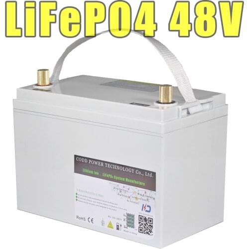 LiFePO4 48V 30AH 40H Electric bicycle storage Solar LED lamp Battery IP68 Waterproof Rechargeable Battery 48V 20AH LiFePO4