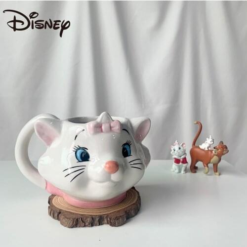 Disney Aristocrat Mary Cat Water Cup Cartoon 3D special creative ceramic cup water cup gift eco-friendly cute cup