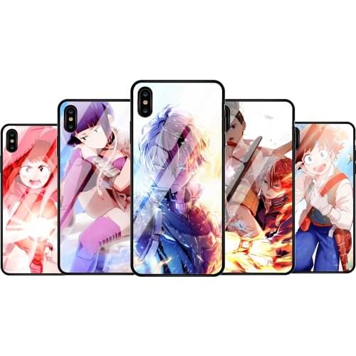 My Hero Academia Todoroki Shoto Phone Case Cover For iphone X XR XS 11 12 Pro For Samsung Galaxy